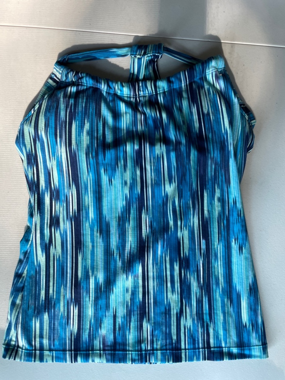 Prana Quinn “rain blur” Women's athletic Tank Top NWOT